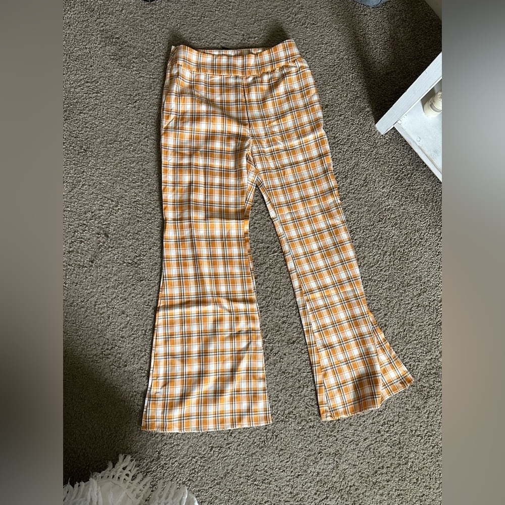 Cider flare pants, pattern, size L, brand new, tag still on